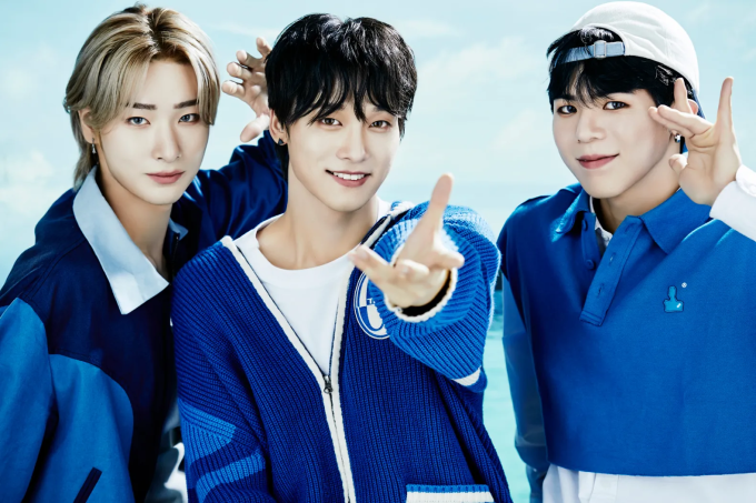 Từ trái qua phải: Kim Ji Seok, Park Hyun Jin, Lee Chan Yeon của Big Ocean. Ảnh: Parastar