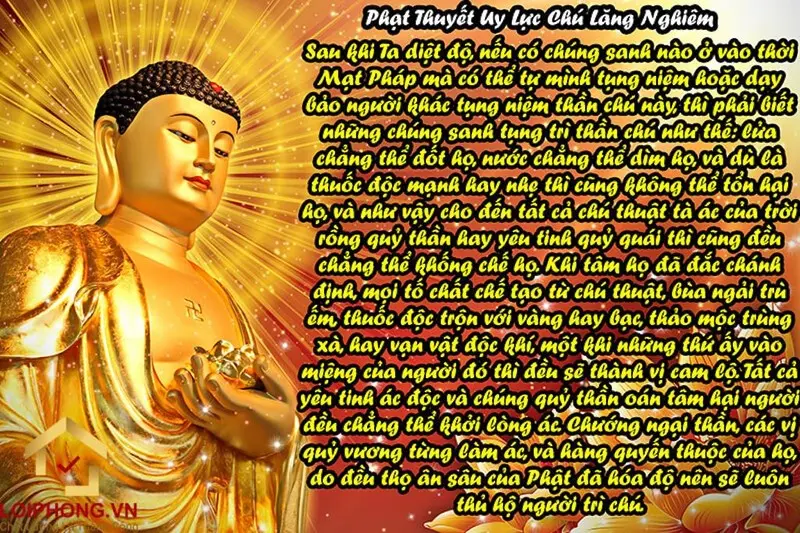 Kinh Lăng Nghiêm, nơi chứa đựng Chú Lăng Nghiêm